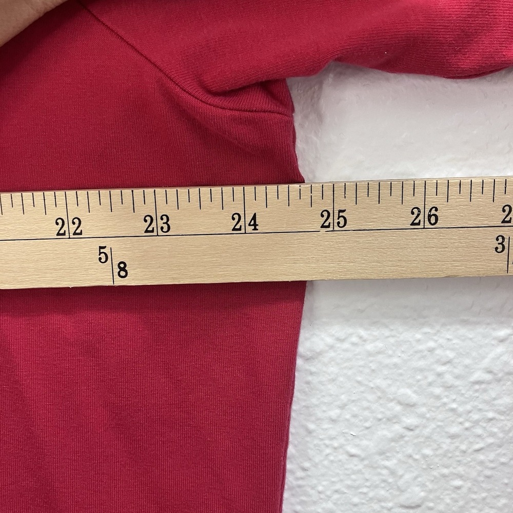 Quaker Factory Scottie Dog Red Holiday Hooded Long Sleeve Top 1X Christmas - Picture 6 of 13
